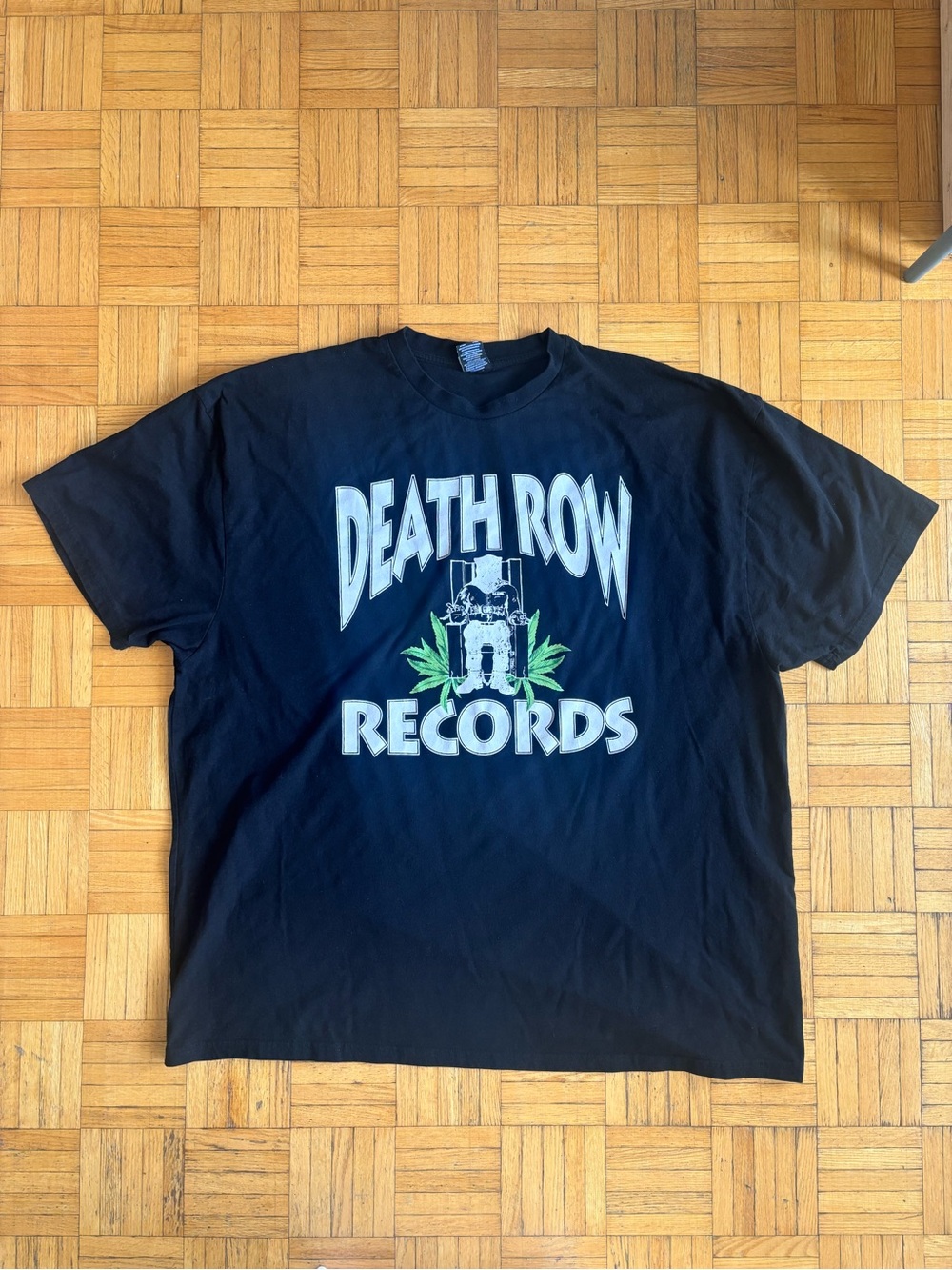 Death Row Records Black Graphic Tee